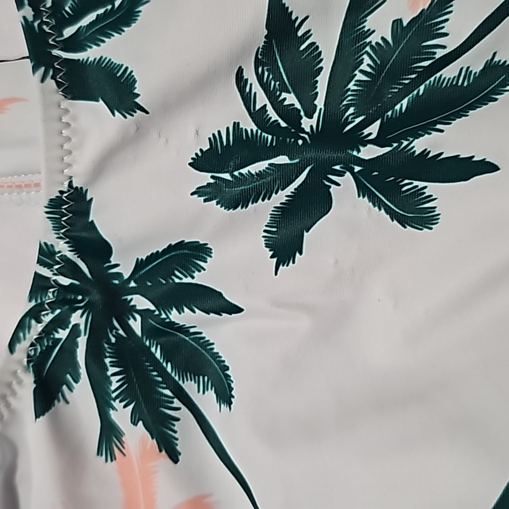 2-Piece Palm Tree/Green  Swimsuit Medium - Picture 10 of 10